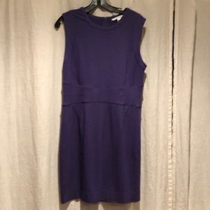 DVF purple dress